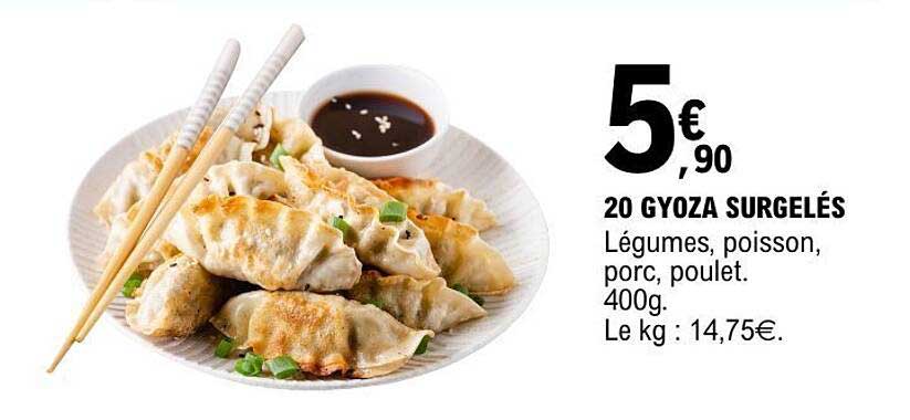 20 GYOZA SURGELÉS