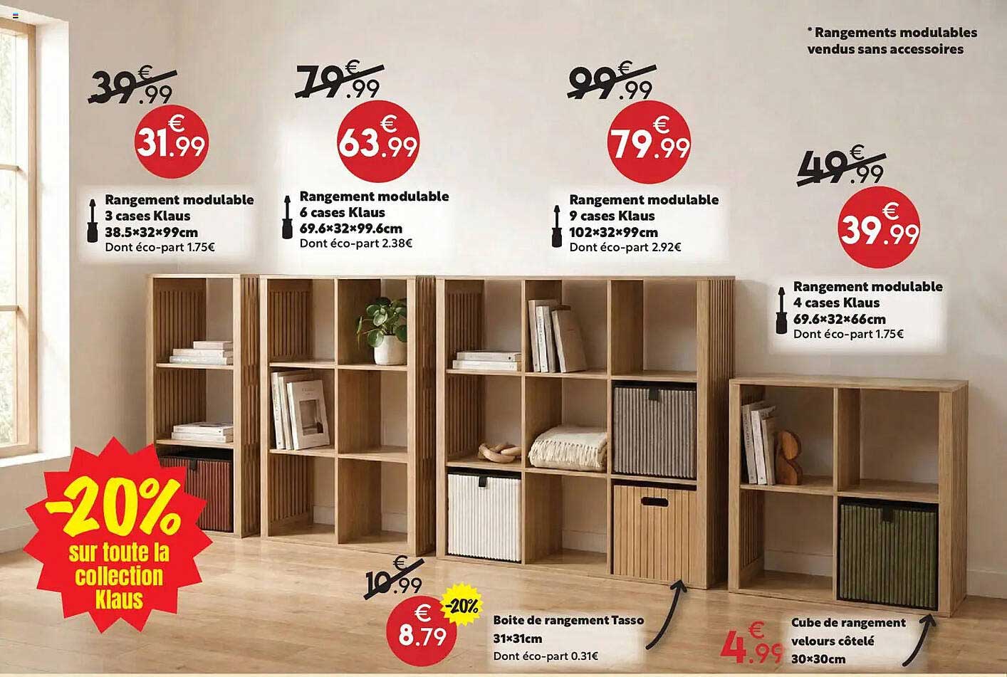 -20% sur toute la collection Klaus