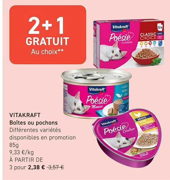 2+1 GRATUIT Au choix**