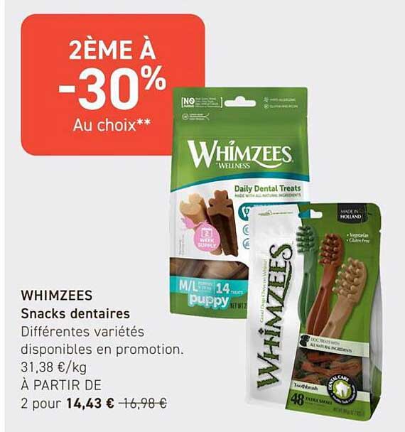 2ÈME À -30% Au choix**