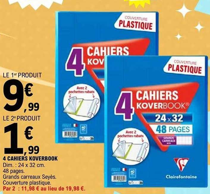 4 CAHIERS KOVERBOOK