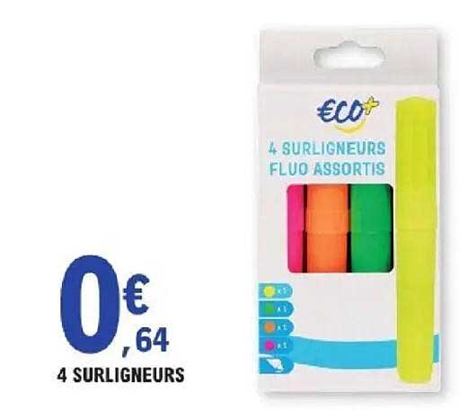 4 SURLIGNEURS