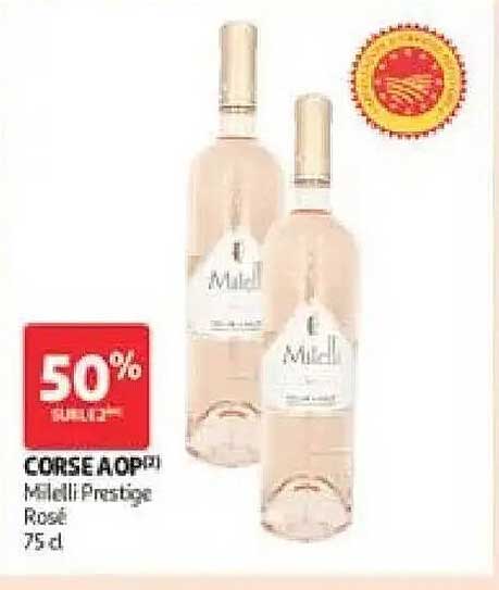 50% DE REMISE CORSE AOP IGP I Murelli Prestige Rosé 75 cl