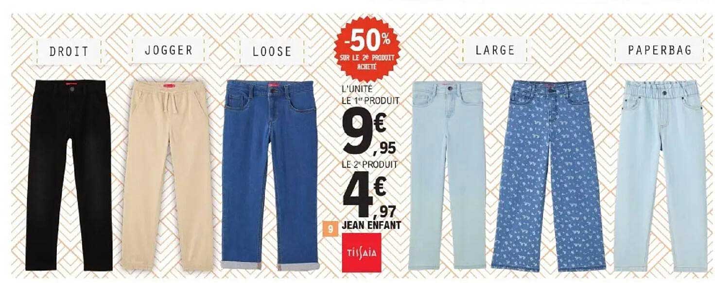 -50% sur le 2e produit acheté