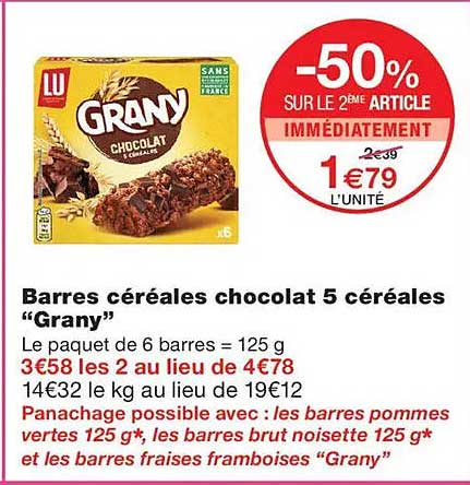 -50% SUR LE 2ÈME ARTICLE IMMÉDIATEMENT