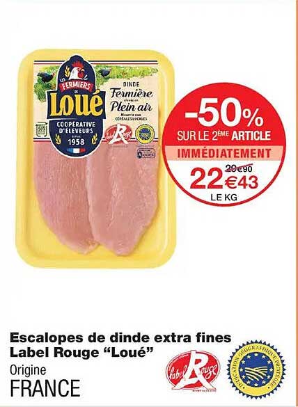 -50% SUR LE 2ÈME ARTICLE IMMÉDIATEMENT