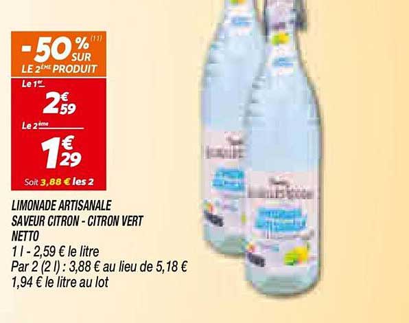 -50% SUR LE 2ÈME PRODUIT