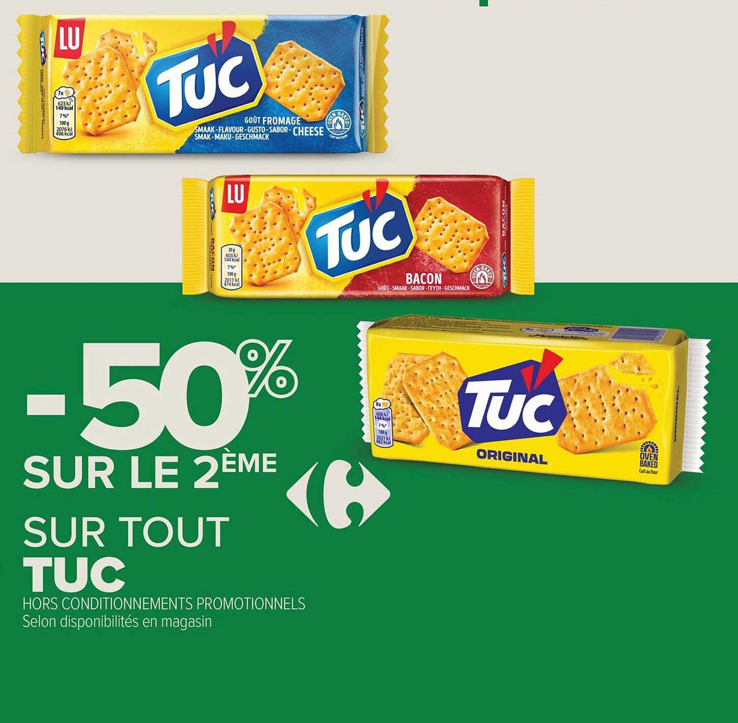 -50% SUR LE 2ÈME SUR TOUT TUC