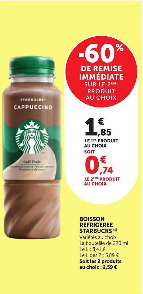 -60% DE REMISE IMMÉDIATE SUR LE 2ÈME PRODUIT AU CHOIX