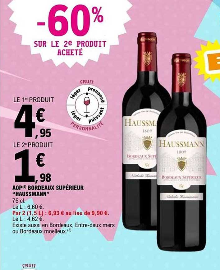 -60% SUR LE 2e PRODUIT ACHETÉ