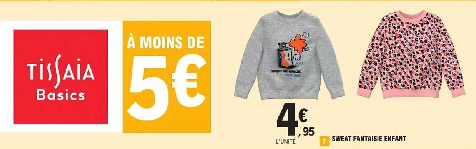 À MOINS DE 5€