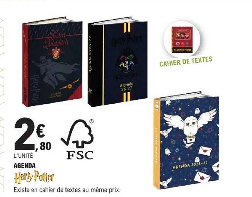 AGENDA Harry Potter