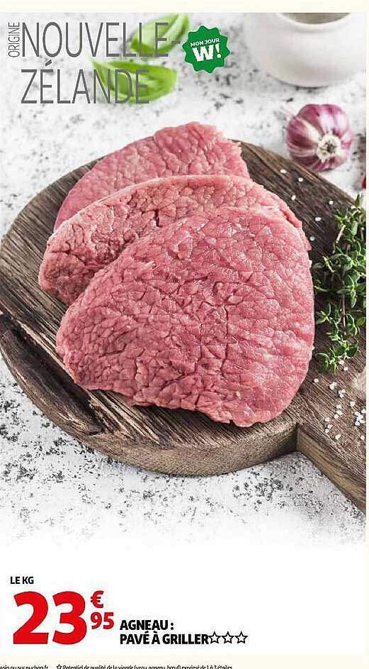 AGNEAU: PAVÉ À GRILLER