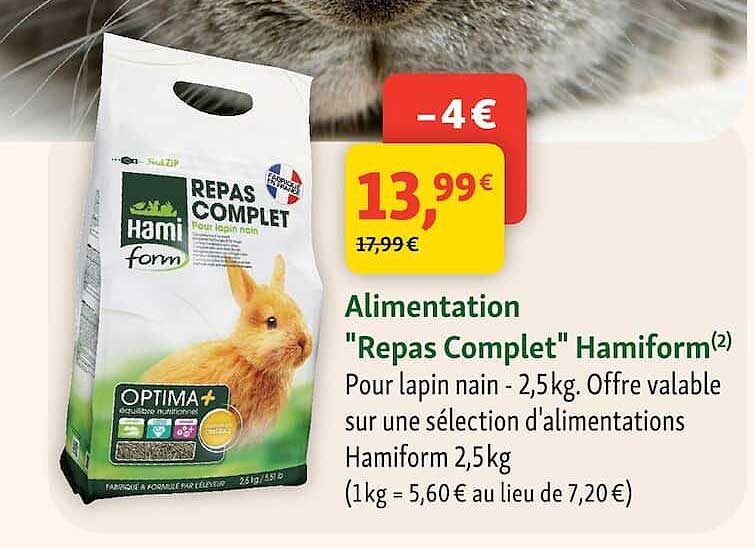 Alimentation "Repas Complet" Hamiform