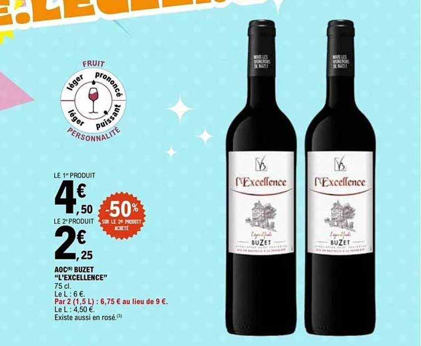 AOC® BUZET "L'EXCELLENCE" 75 cl