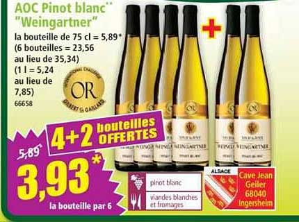 AOC Pinot blanc "Weingartner"