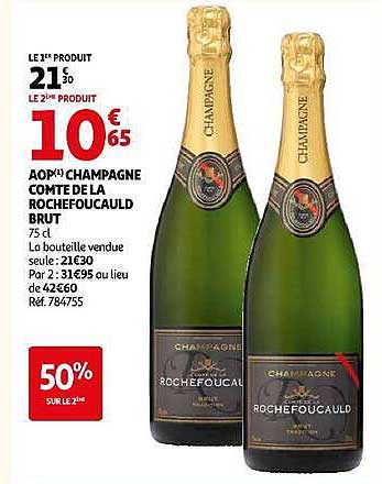 AOP Champagne Comte de la Rochefoucauld Brut