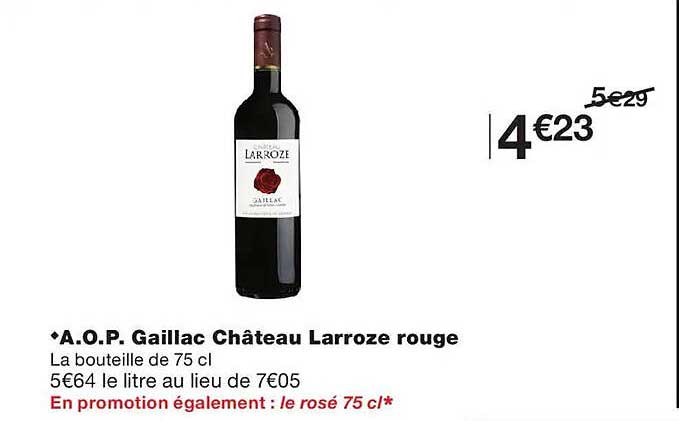 A.O.P. Gaillac Château Larroze rouge