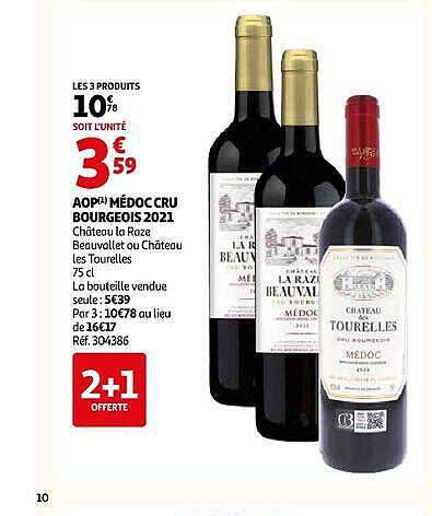 AOP MÉDOC CRU BOURGEOIS 2021