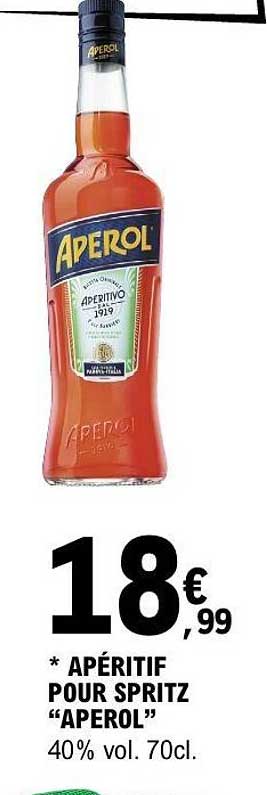 APÉRITIF POUR SPRITZ “APEROL”