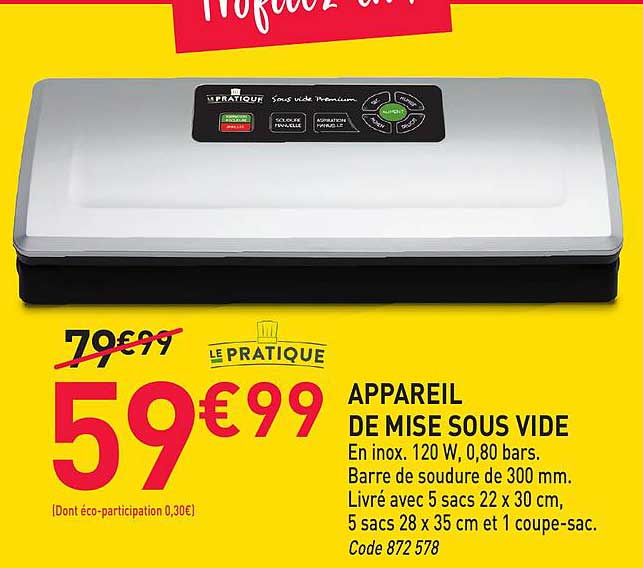 APPAREIL DE MISE SOUS VIDE