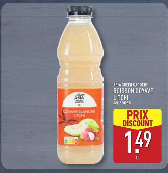 ASIA GREEN GARDEN® BOISSON GOYAVE LITCHI Réf. 500892