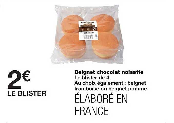 Beignet chocolat noisette