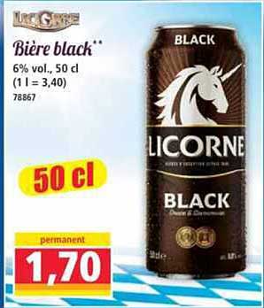 Bière black**