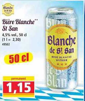 Bière Blanche St San