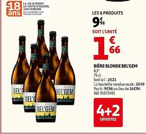 BIÈRE BLONDE BEL'GEM