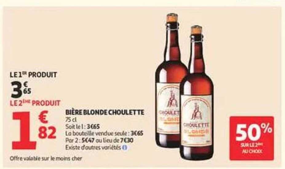 BIÈRE BLONDE CHOULETTE
