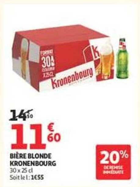 BIÈRE BLONDE KRONENBOURG
