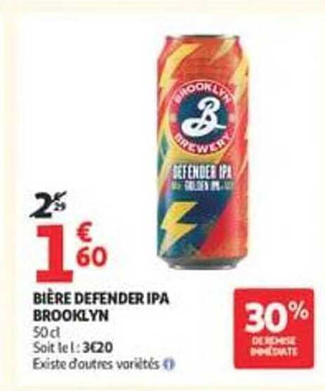 BIÈRE DEFENDER IPA BROOKLYN