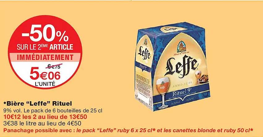 Bière “Leffe” Rituel