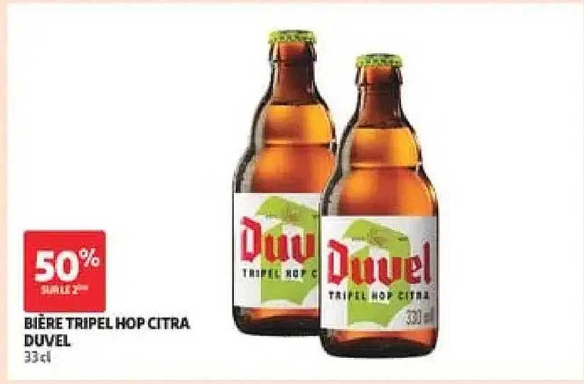 BIÈRE TRIPEL HOP CITRA DUVEL 33cl
