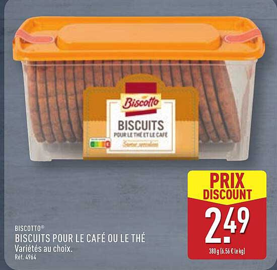 BISCOTTO® BISCUITS POUR LE CAFÉ OU LE THÉ