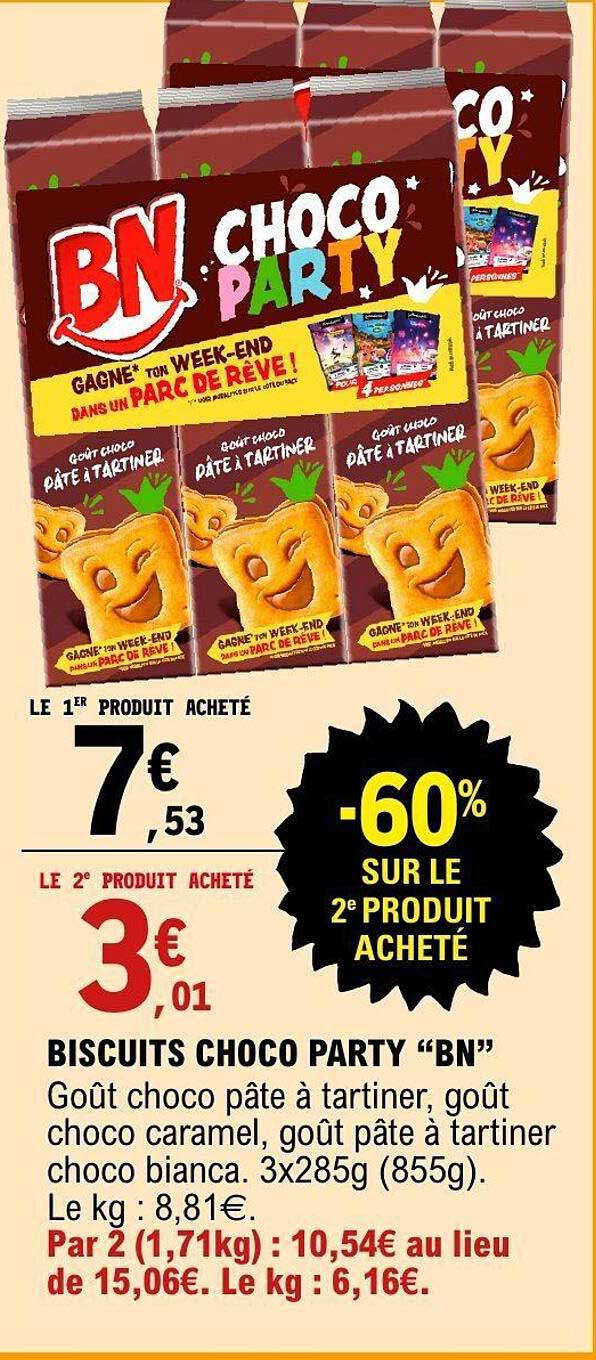 BISCUITS CHOCO PARTY “BN”