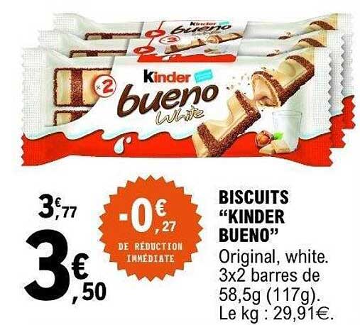 BISCUITS “KINDER BUENO”