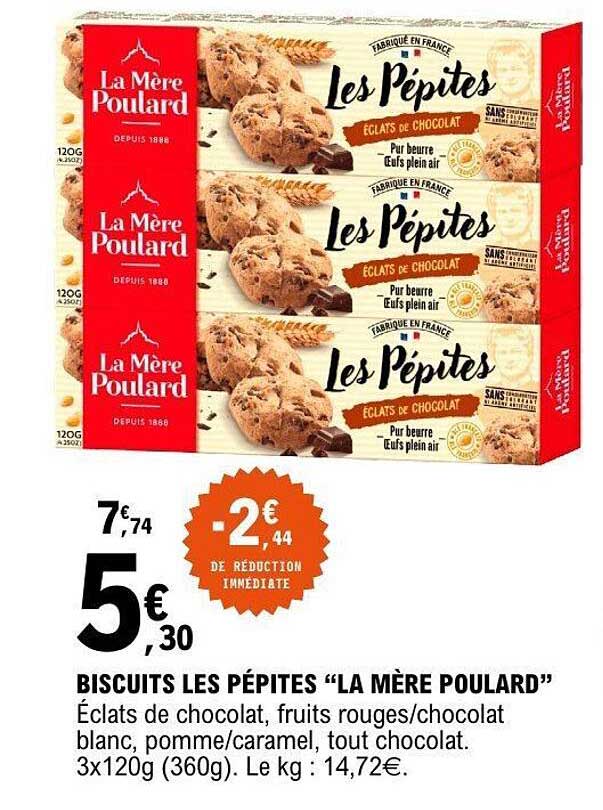 BISCUITS LES PÉPITES “LA MÈRE POULARD”
