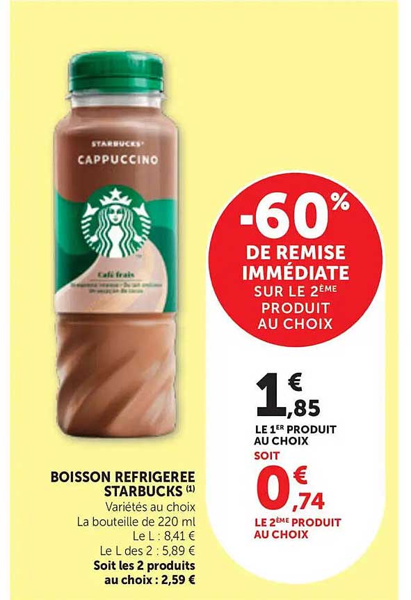 BOISSON REFRIGEREE STARBUCKS