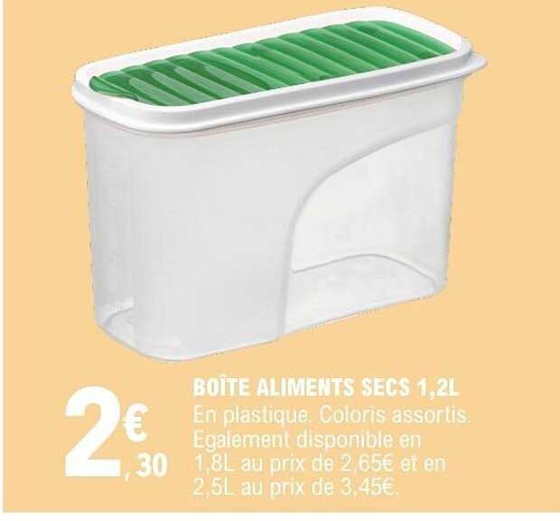 BOITE ALIMENTS SECS 1,2L
