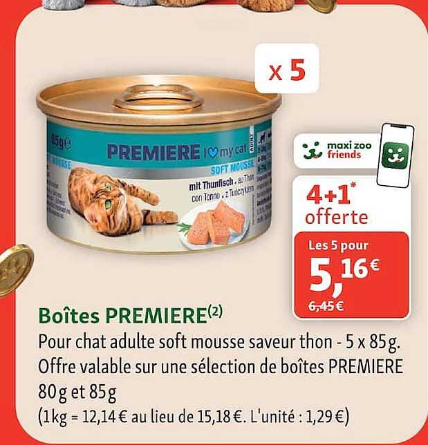 Boîtes PREMIERE