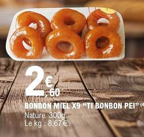 BONBON MIEL X9 “TI BONBON PEI”