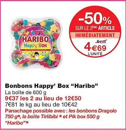 Bonbons Happy’ Box “Haribo”