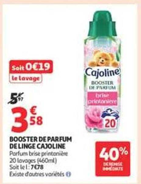 BOOSTER DE PARFUM DE LINGE CAJOLINE