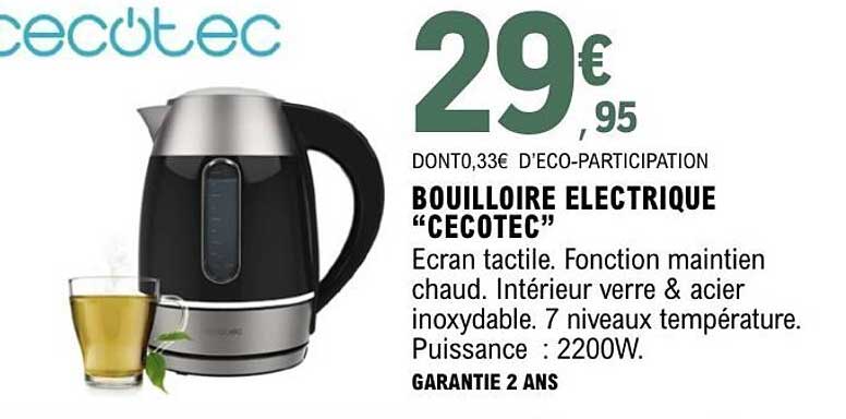 BOUILLOIRE ELECTRIQUE “CECOTEC”