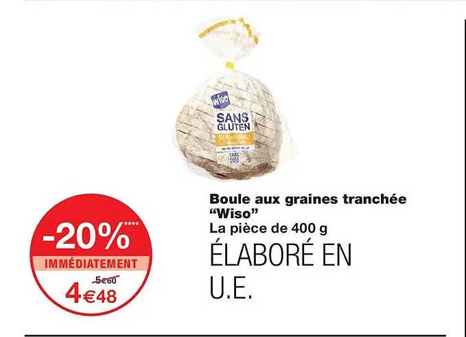 Boule aux graines tranchée “Wiso”