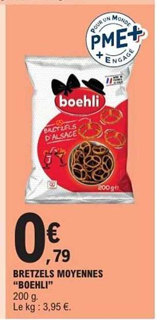 BRETZELS MOYENNES "BOEHLI"