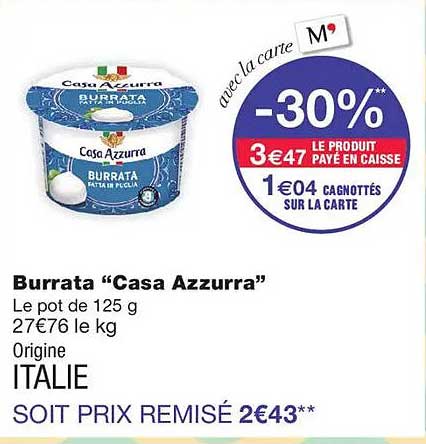 Burrata “Casa Azzurra”