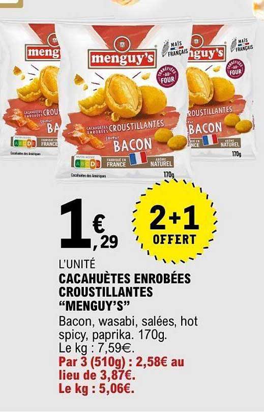 Cacahuètes enrobées croustillantes “MENGUY’S”
